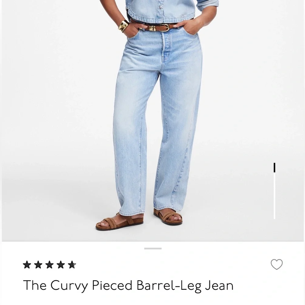 Madewell Light Blue Denim Pants - Picture 4 of 5